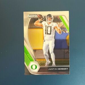 Justin Herbert 2021 Panini Prizm Draft Picks​